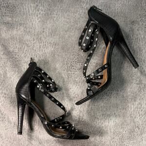 Mossimo Studded Pleather Strappy Heels